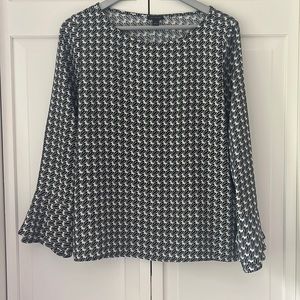 Ann Taylor blouse with bell sleeves